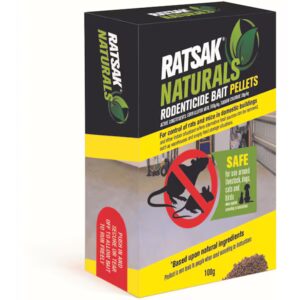 Ratsak Natural Rodenticide Bait Pellets 224g perth