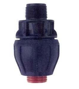 Rural Poly End Connector MI BSP